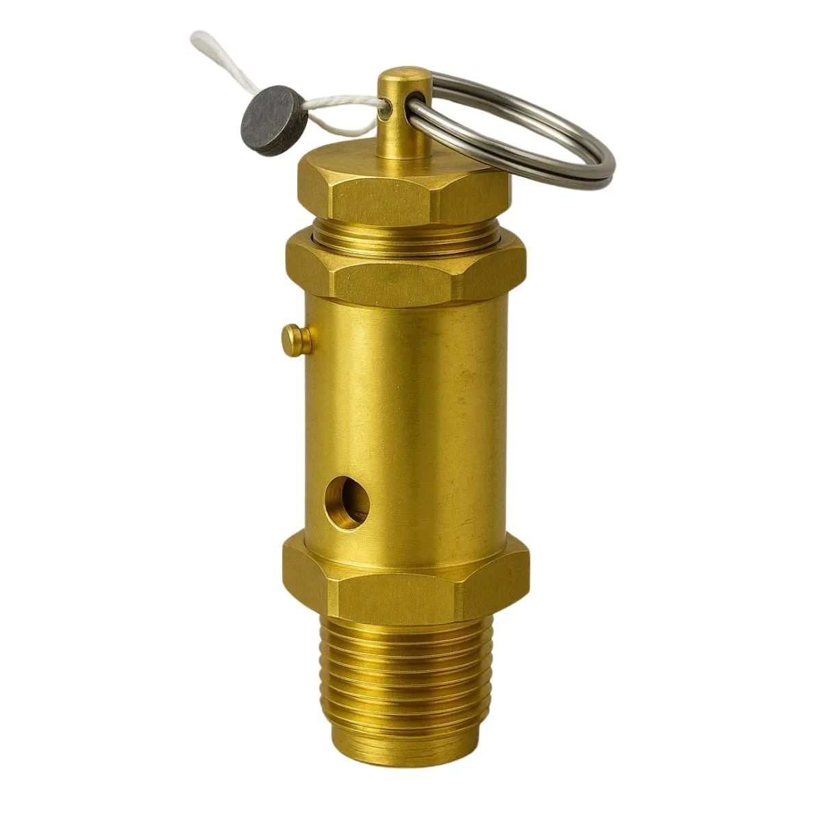 VALVULA DE SEGURIDAD RECTA 400PSI in 1/4 SAE-1/4 NPT - SUPER COLD