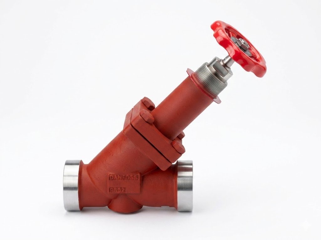 1-1/2" SW Válvula Paso Recta SVA-L 40 con volante para amoniaco danfoss