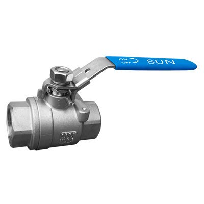 Valvula de Bola Roscable para agua C-316 2PC 1000 WOG SUN acero Inoxidable 1/4