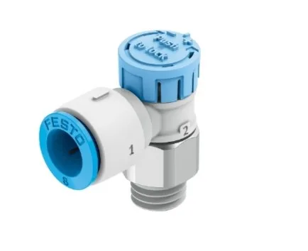 "VÁLVULA DE ESTRANGULACIÓN Y ANTIRRETORNO,ROSCA DE 1/4"" PARA MANGUERA DE 6MM VFOE-LE-T-G14-Q6"