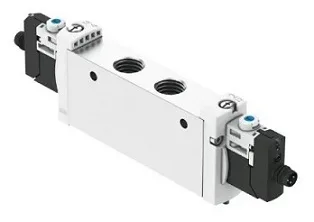 ELECTROVALVULA 2X3 VÍAS / 2 POSICIONES CERRADA, ROSCA 1/8", 24 VDC VUVG-LK14-T32C-AT-G18-1R8L-S