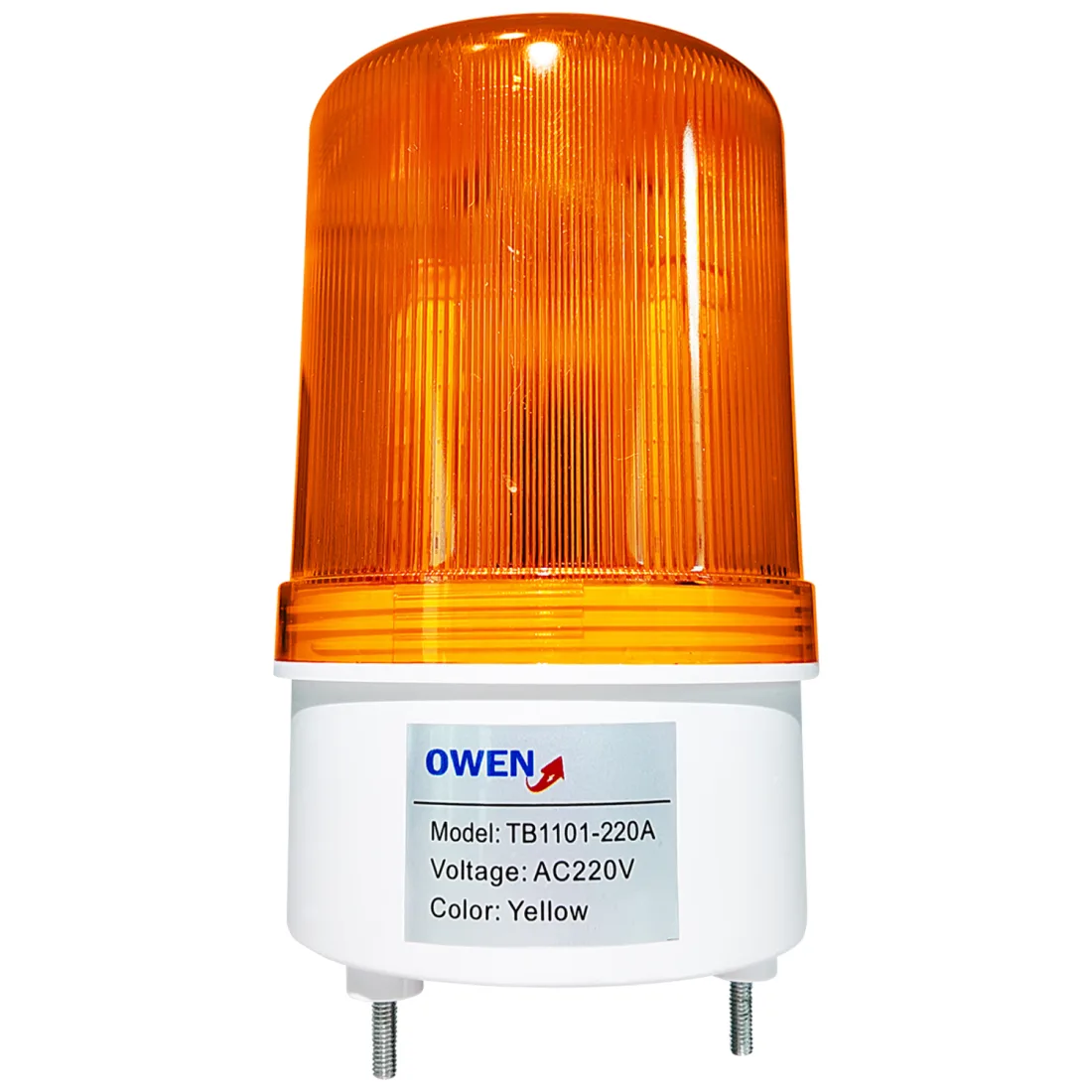 CIRCULINA LED AMBAR  220VAC SIN SONIDO TB1101-220A Owen