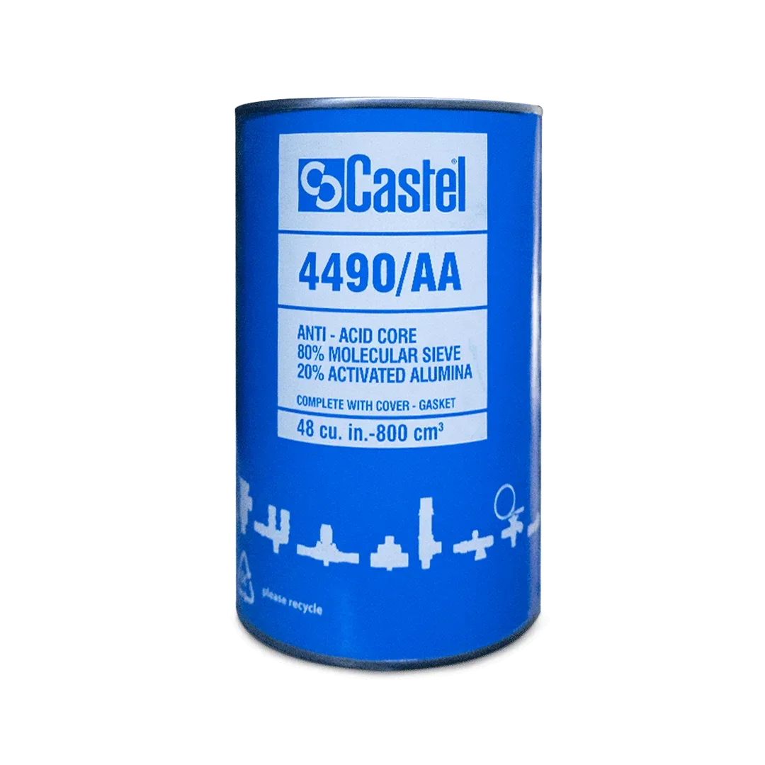 Filtro cerámico de Secado (Núcleo Solido 80% molecular / 20% alúmina ) 4490/AA – Q800 cm3 – CASTEL