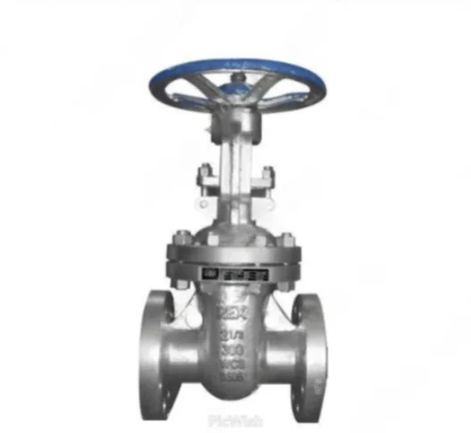 VÁLVULA COMPUERTA AC. AL CARBONO ASTM A216 GRADO WCB ASIENTO 13& CR CLASE 300 V/A (OS&Y) BRIDADA C/VOLANTE TIPO INDUSTRIAL REX