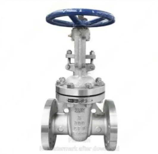 VÁLVULA COMPUERTA INOX. 316 (CF8M) CLASE 300 BRIDADA ANSI RF V/A TIPO INDUSTRIAL SUN