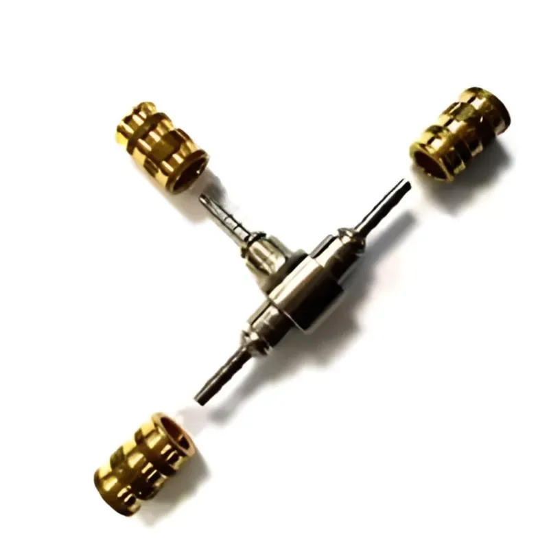 Conector T – 1/4″ SAE para manguera termoplástica ID 2mm – 2004