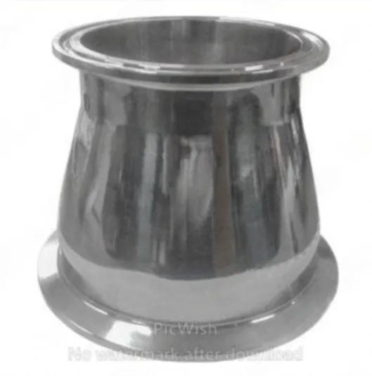 REDUCCIÓN CONCÉNTRICA SANITARIA ASTM A270 C-304 3A EXTREMOS CLAMP