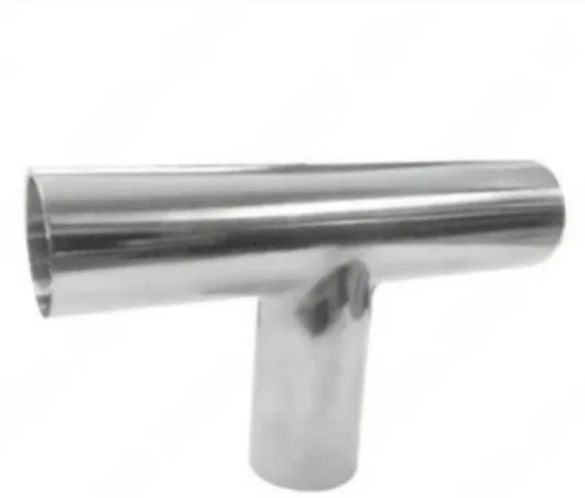 TEE SANITARIA ASTM A270 C-304 3A EXTREMOS SOLDABLES