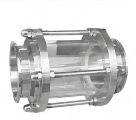 VISOR ACERO INOXIDABLE SANITARIO 316 3A ASIENTO SILICONA EXTREMOS CLAMP