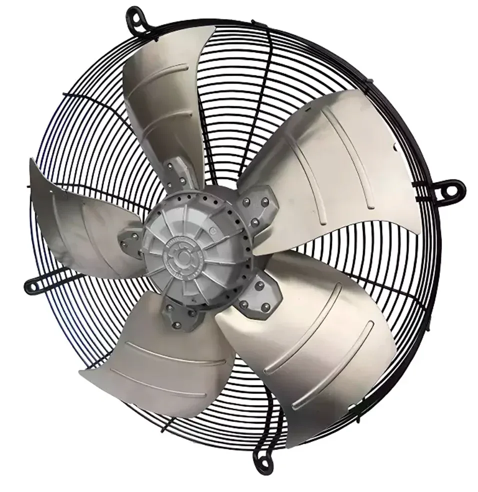 Motovent. Axial 350mm – AKSD 350-4-4 K.4EC A1 – 220V/380-440V/3PH/60Hz, RE C/Rejilla Flujo A – RSB