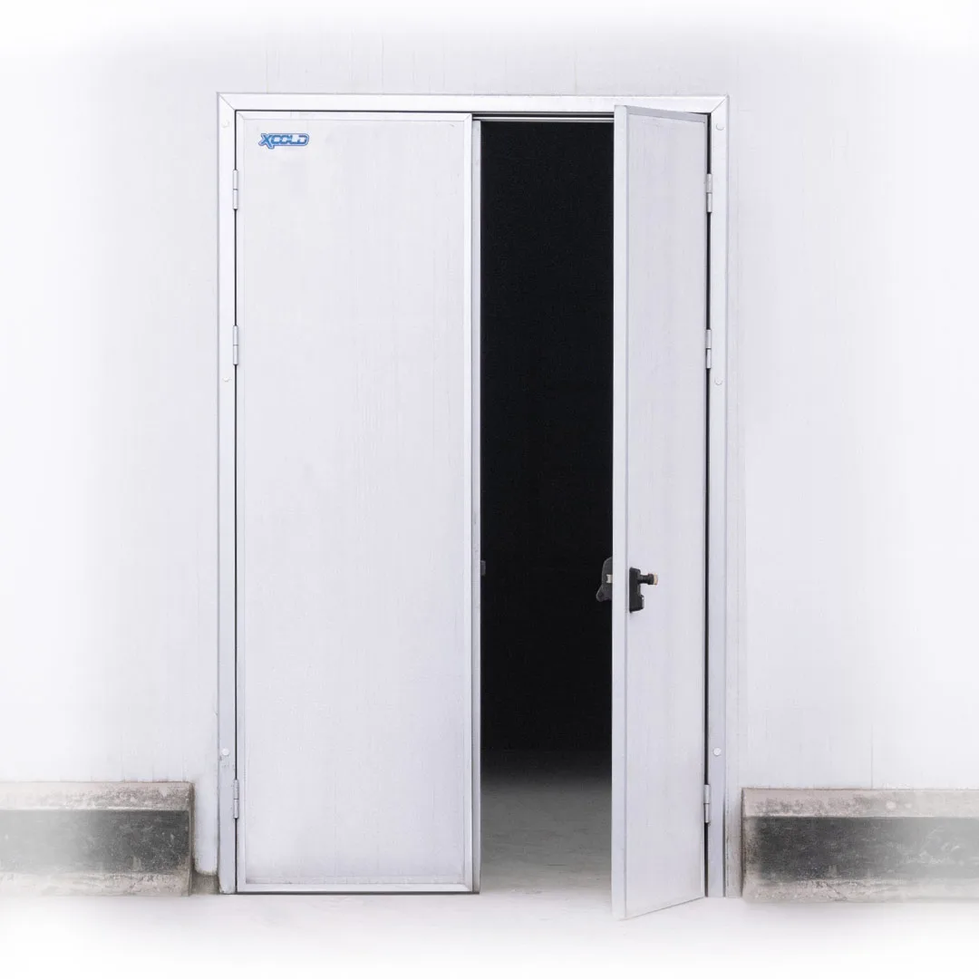 Puerta de Servicio Doble Hoja – XCOLD – Hoja 40mm Marco Completo de Aluminio