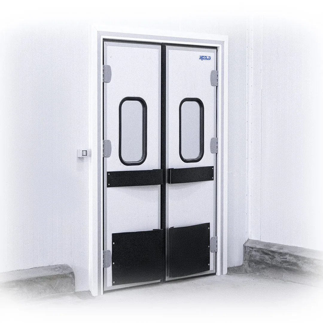 Puerta Vaivén doble Hoja – XCOLD – Hoja 40mm – Marco «U» Completo