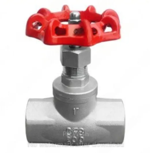 VÁLVULA GLOBO INOXIDABLE 304 (CF8) 200 PSIG (CWP) ROSCA NPT TIPO INDUSTRIAL SUN