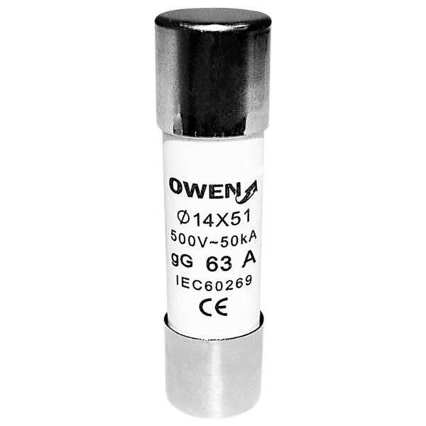 FUSIBLE DE LOZA 63A 14×51 Owen