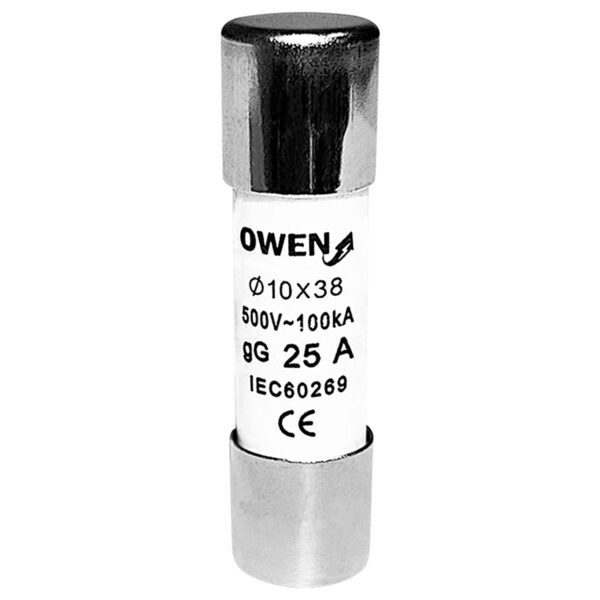 FUSIBLE DE LOZA 25A 10×38 Owen