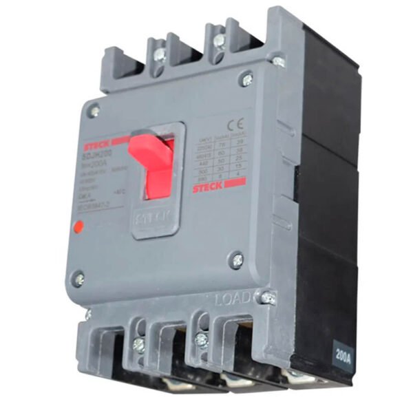 INTERRUPTOR TERMOMAGNÉTICO FIJO SDJH200 Asgard 3P 200A H Steck