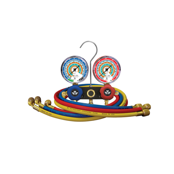 MANOMETRO ANALÓGICO MANIFOLD GAUGE MASTERCOOL –R-134A, R-404A, R-22