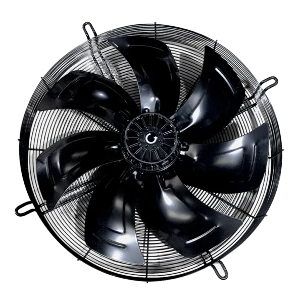 Motovent. Axial 910mm -YWF8D-910S-180/120A-B1-220V/380-440V/3PH/60Hz, C/ Rejilla y base 8Polos – WGM