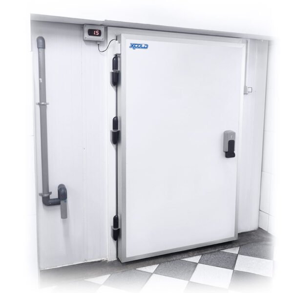 Puerta Batiente Baja Temperatura – XCOLD – Hoja PIR100mm – Marco «U» Completo