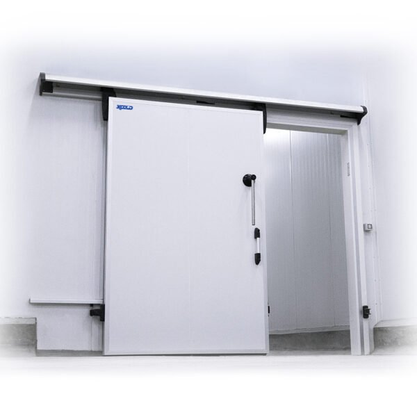Puerta Corredera MT (0 C hasta +30 C) de 1000 x 2000mm – XCOLD – Hoja PIR80mm – Marco «U» Completo
